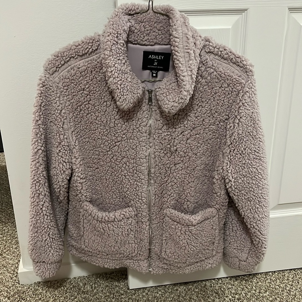 Sherpa zip up jacket